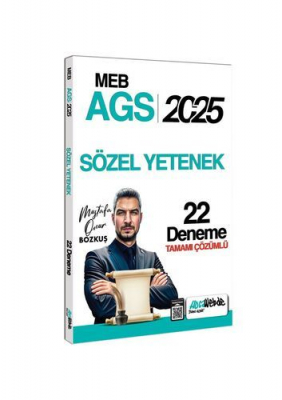 2025 MEB AGS Sözel Yetenek Tamamı Çözümlü 22 Deneme Sınavı