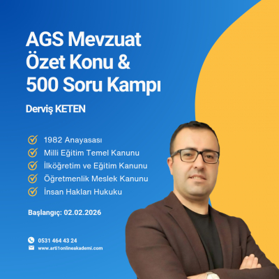 2026 MEB - AGS MEVZUAT SORU - KONU CANLI DERS 
