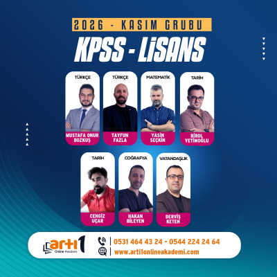 KPSS LİSANS KASIM GRUBU