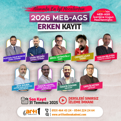 2026 MEB - AGS ERKEN KAYIT PAKETİ